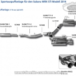 BASTUCK Sportauspuffanlage 2014 Subaru WRX STI - 4