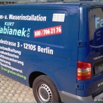 Fahrzeugbeschriftung - VW T5 - Firma Fabianek - 12