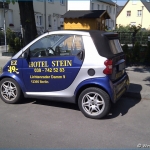 Fahrzeugbeschriftung - Smart ForTwo - Hotel Stein - 06