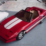 Corvette C4 Modell - Dekor Seiten, Heck - 17