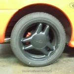 Ford Mustang GT - Felgenranddekor -  orange - 03