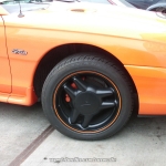 Ford Mustang GT - Felgenranddekor -  orange - 24