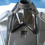 Kunststofftank - Supermoto - Carbon-Look - Wasser-Transferdruck - 34