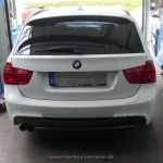 Teilverklebung Dach Haube sw-matt - 3er BMW Touring - 05