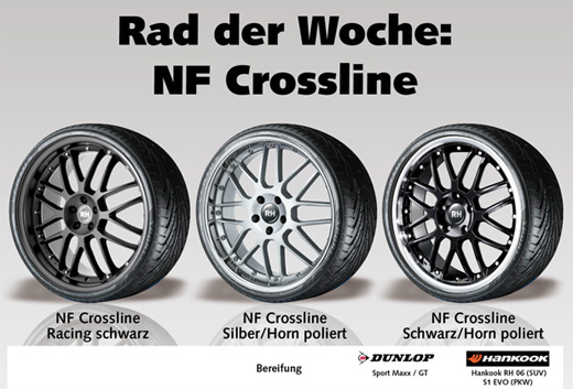 RH Alurad – Das Rad der Woche – NF Crossline – für SUV und Limousinen