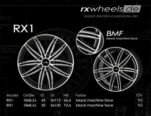 RX Wheels - RX1 - BMF - Alufelge