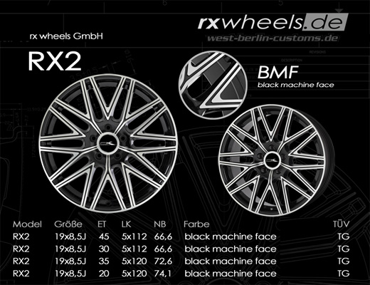 RX Wheels - RX2 - BMF - Alufelge