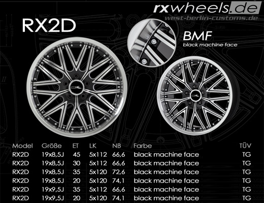 RX Wheels - RX2D - BMF - Alufelge