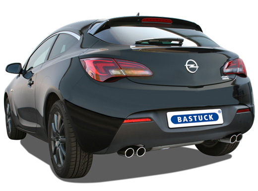Neue Sportauspuffanlage für den Opel Astra J GTC von BASTUCK