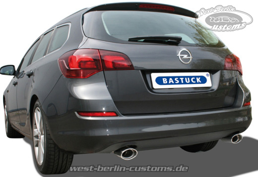 Neue Sportauspuffanlage für den Opel Astra J Sports Tourer Turbo von BASTUCK