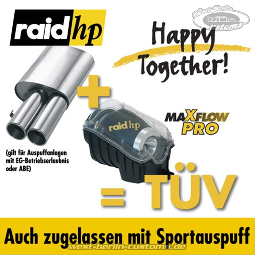 RDI - MaxFlowPro - Sport-Luftfilter - mit TUeV - 2