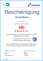 West-Berlin-Customs - Zertifikat - GreenBase