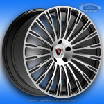 ROC Wheels - Valerius - 30 - black - front - polished - polished - undefined - silver