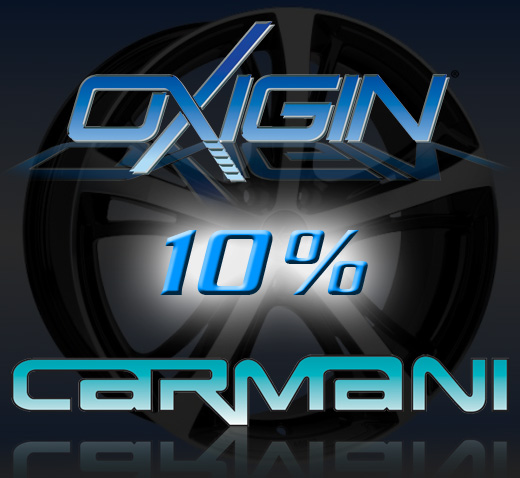 10% Rabatt auf alle polierten Felgen von OXIGIN und CARMANI