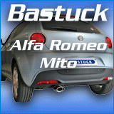 Neue Bastuck Sportauspuffanlage für Alfa Romeo Mito und Fiat Grande Punto