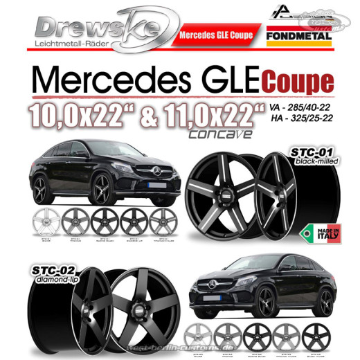 DREWSKE Fondmetal STC-01 STC-02 Mercedes GLE Coupe