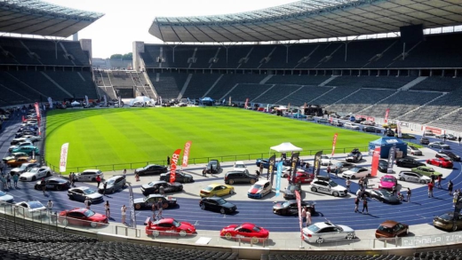 One of the biggest and / or best car meets in Germany. XScarnight at Olympiastadion in Berlin. That will be fun. Every displayed car is way over the top. Premium Mods all around