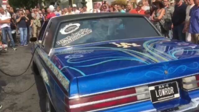 Ein Video vom Buick Regal Lowrider auf dem KuDamm anlässlich der Berlin Classic Days 2016