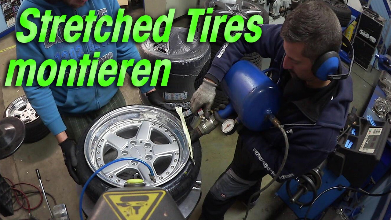 „Schmieren, Strecken, Kleben“ | Stretched Tires auf mehrteilige AC-Schnitzer Felgen montieren