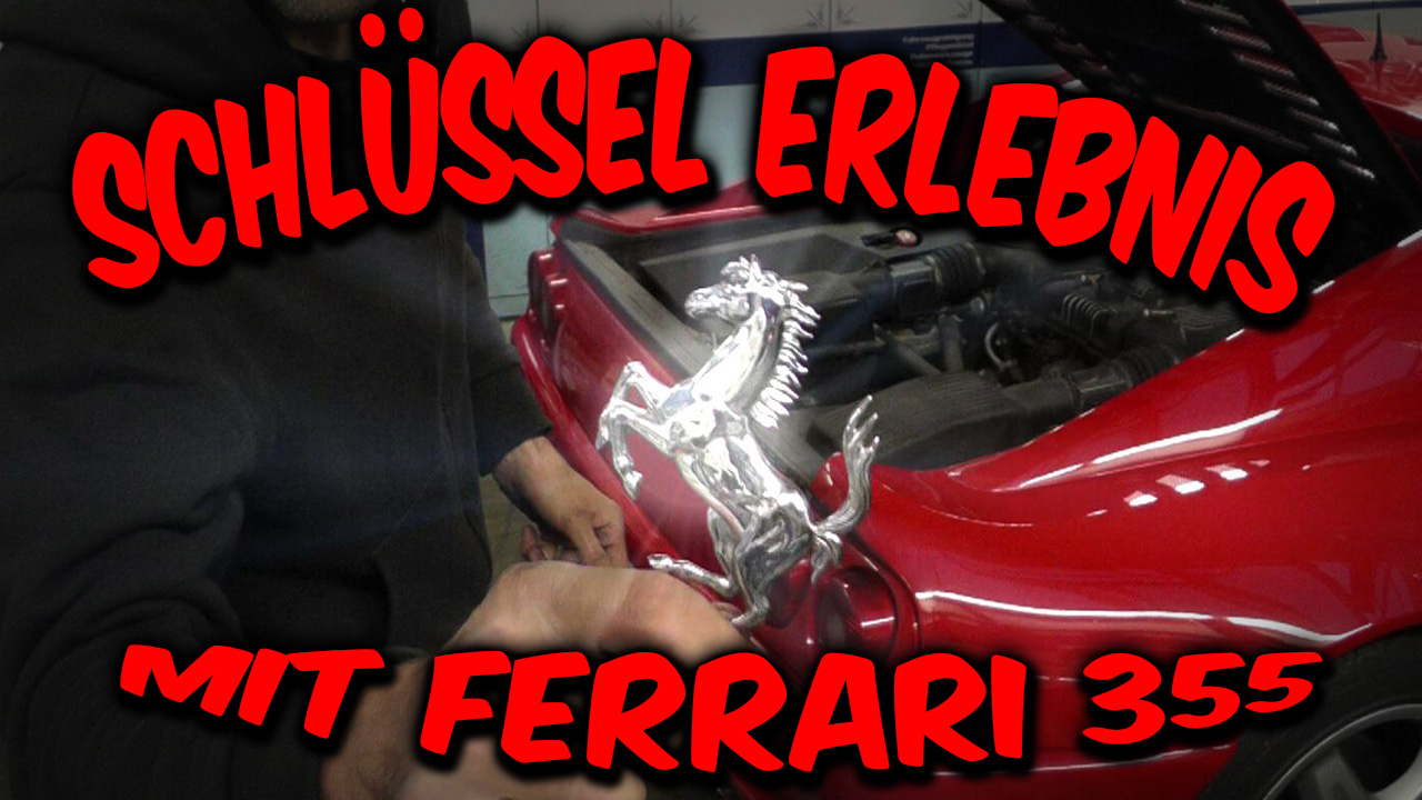 Schlüssel-Erlebnis mit Ferrari 355 GTS #aSocialMedia vs #GönnenKönnen