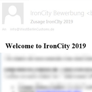 Wir sind beim Event IronCity 2019 mit dabei …