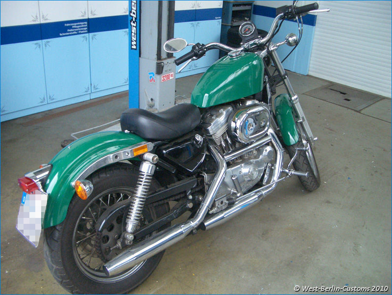 Farbwechsel per Folie – Folierung einer Harley Davidson