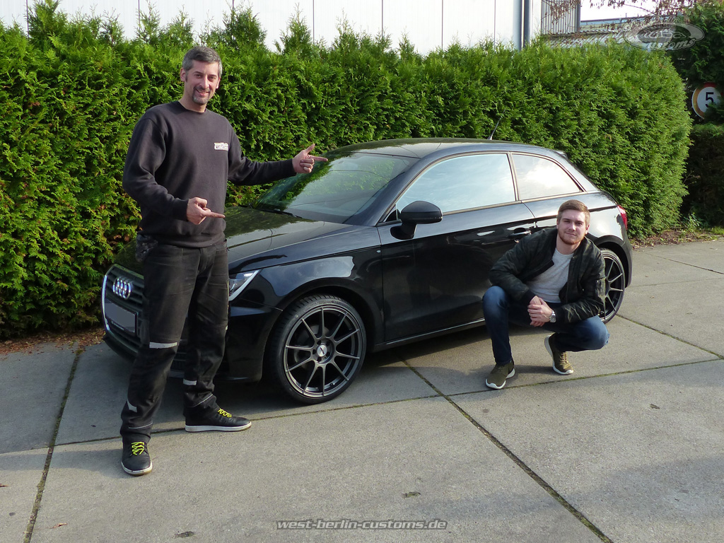 ‚Tripple-A‘: AUTEC Felgen für den Audi A1 und tiefschwarze Scheiben ab der B-Säule