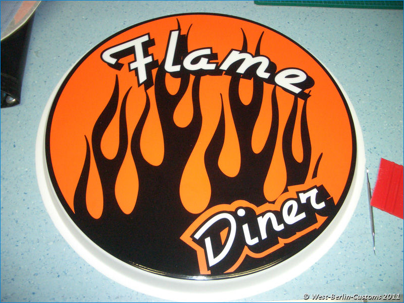 Außenwerbung – Flame Diner