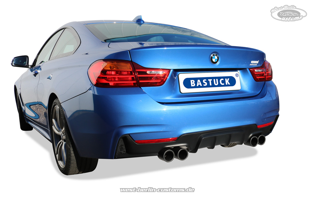 Sportauspuffanlage für BMW 3er F30 + 4er F32 – auch mit Klappensteuerung und Carbon-Endrohren