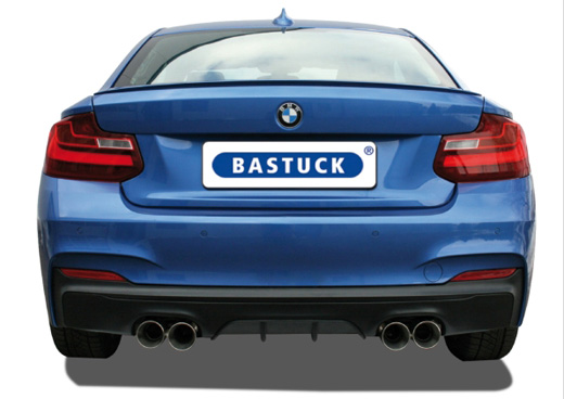 Heckschürzeneinsatz für den 2er BMW von BASTUCK (F22 Coupé und F23 Cabrio)
