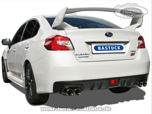 BASTUCK Sportauspuffanlage jetzt auch für 2014er Modell des Subaru WRX STI