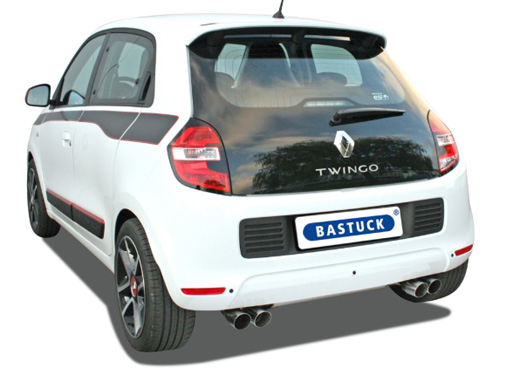 Neuer BASTUCK Sportendschalldämpfer für den Renault Twingo 3