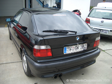 BMW 3er Compact – Scheibentönung tiefschwarz